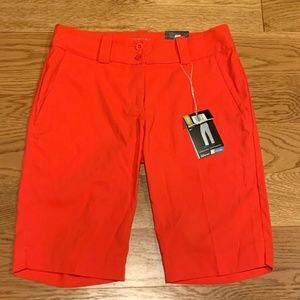 New with tags Red nike modern rise golf shorts sz 8 stay cool
